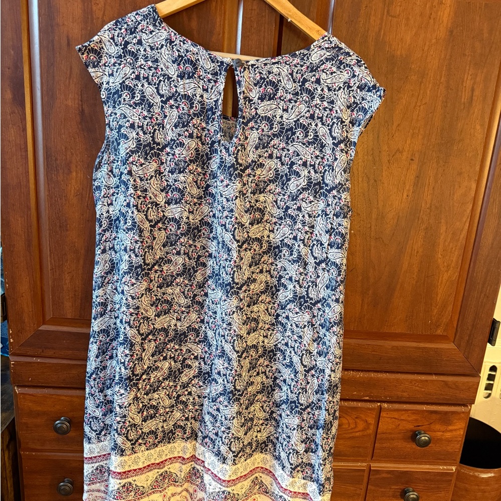 Floral Paisley Sleeveless Dress